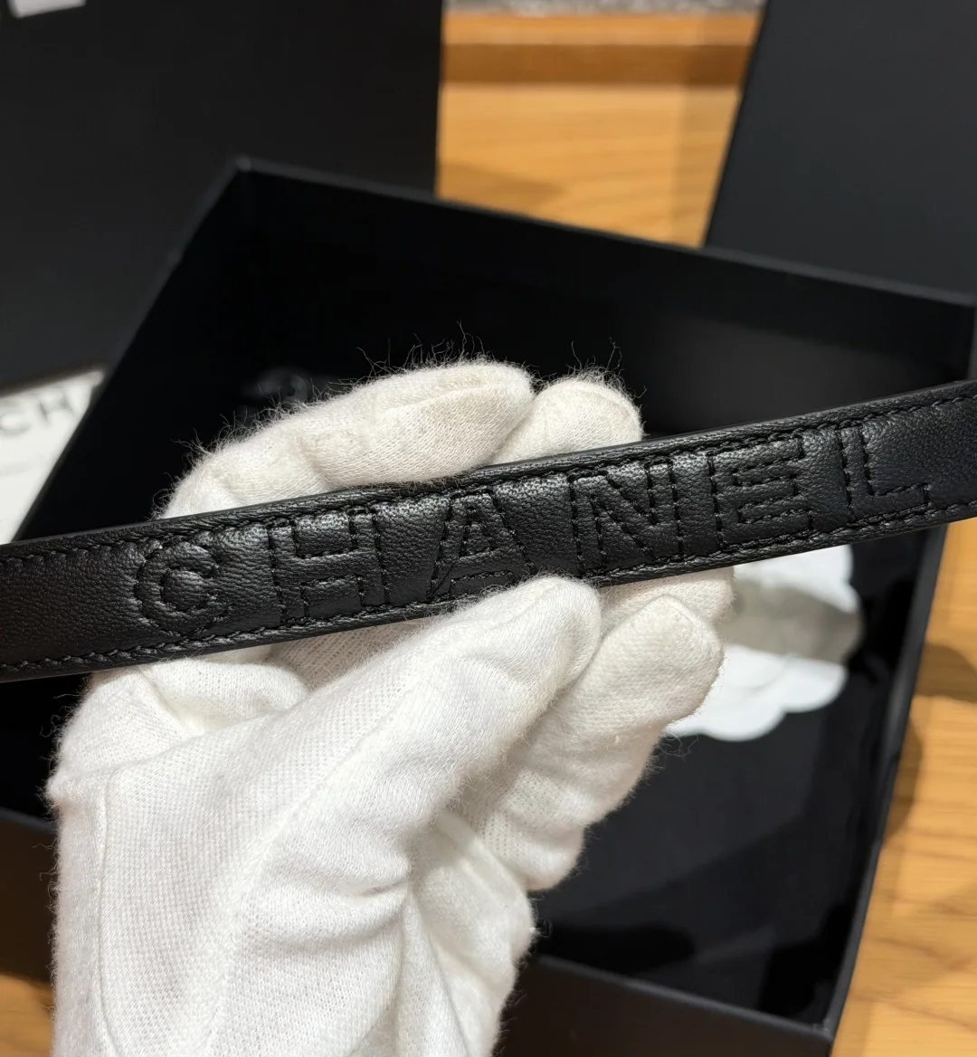 샤넬 퀼팅 램스킨 20mm 벨트 상세 이미지 9