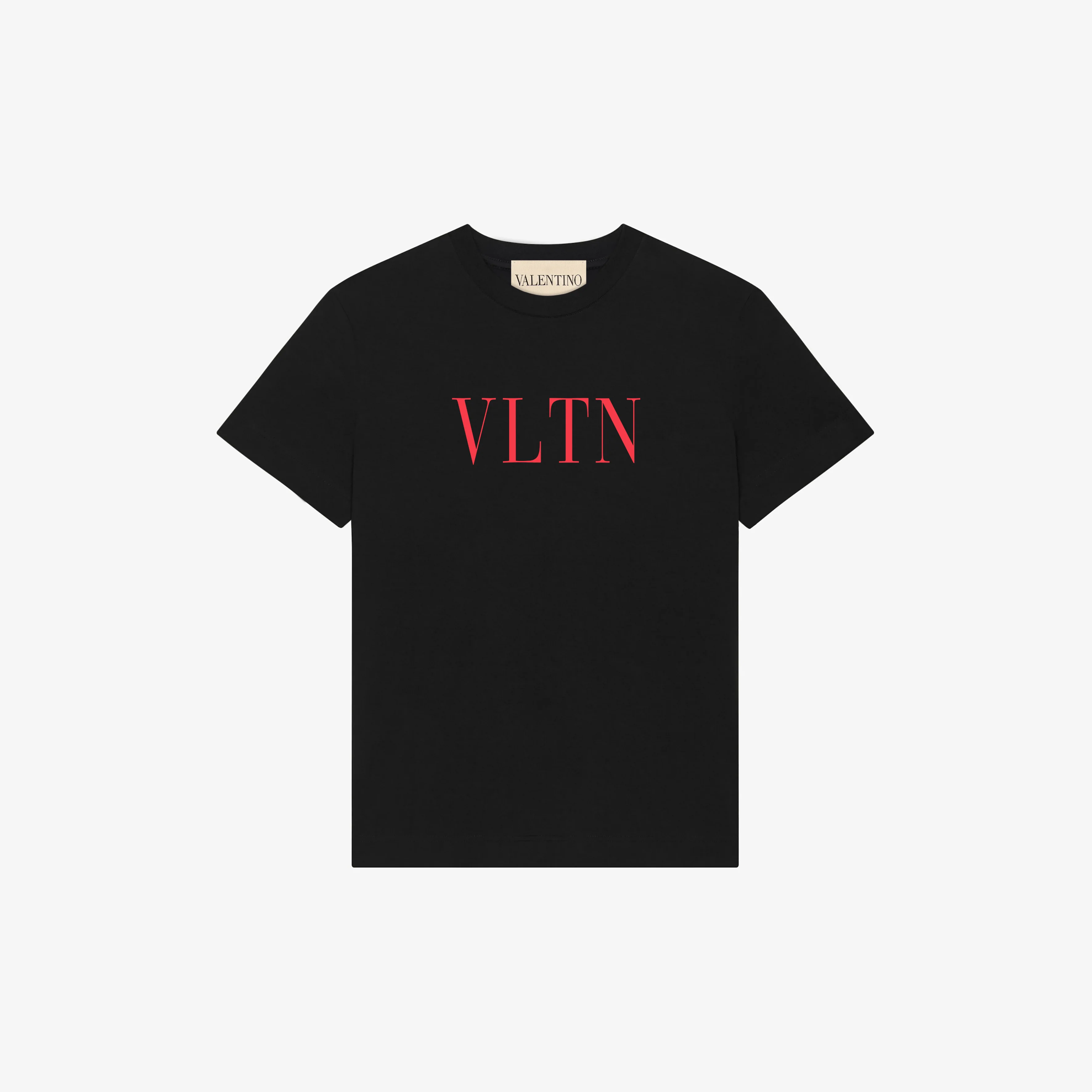 발렌티노 VLTN 클래식 레터 로고 여성 반팔 티셔츠 상세 이미지 1