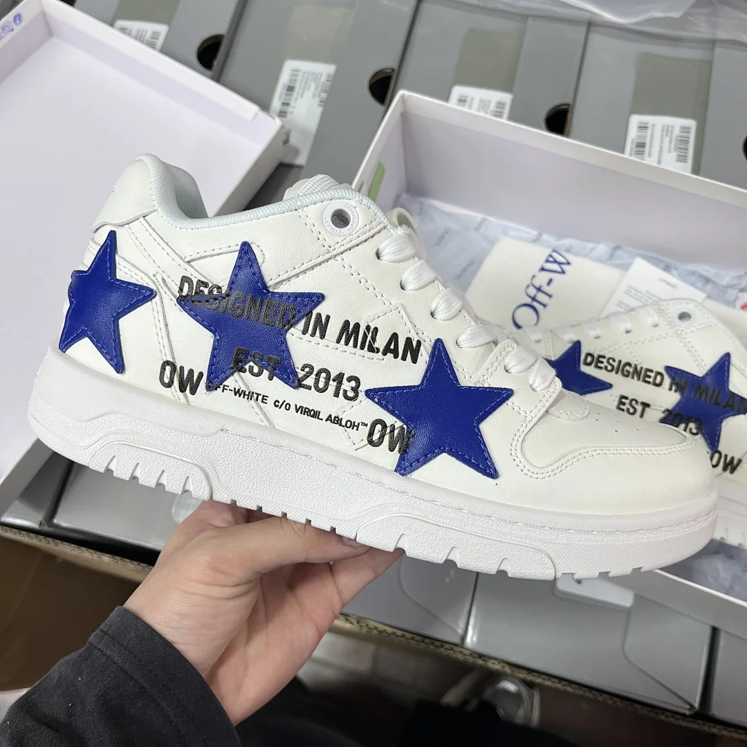 오프화이트 아웃 오브 오피스 블루 202388 Off White Out Of Office 00O Low Tops Animation