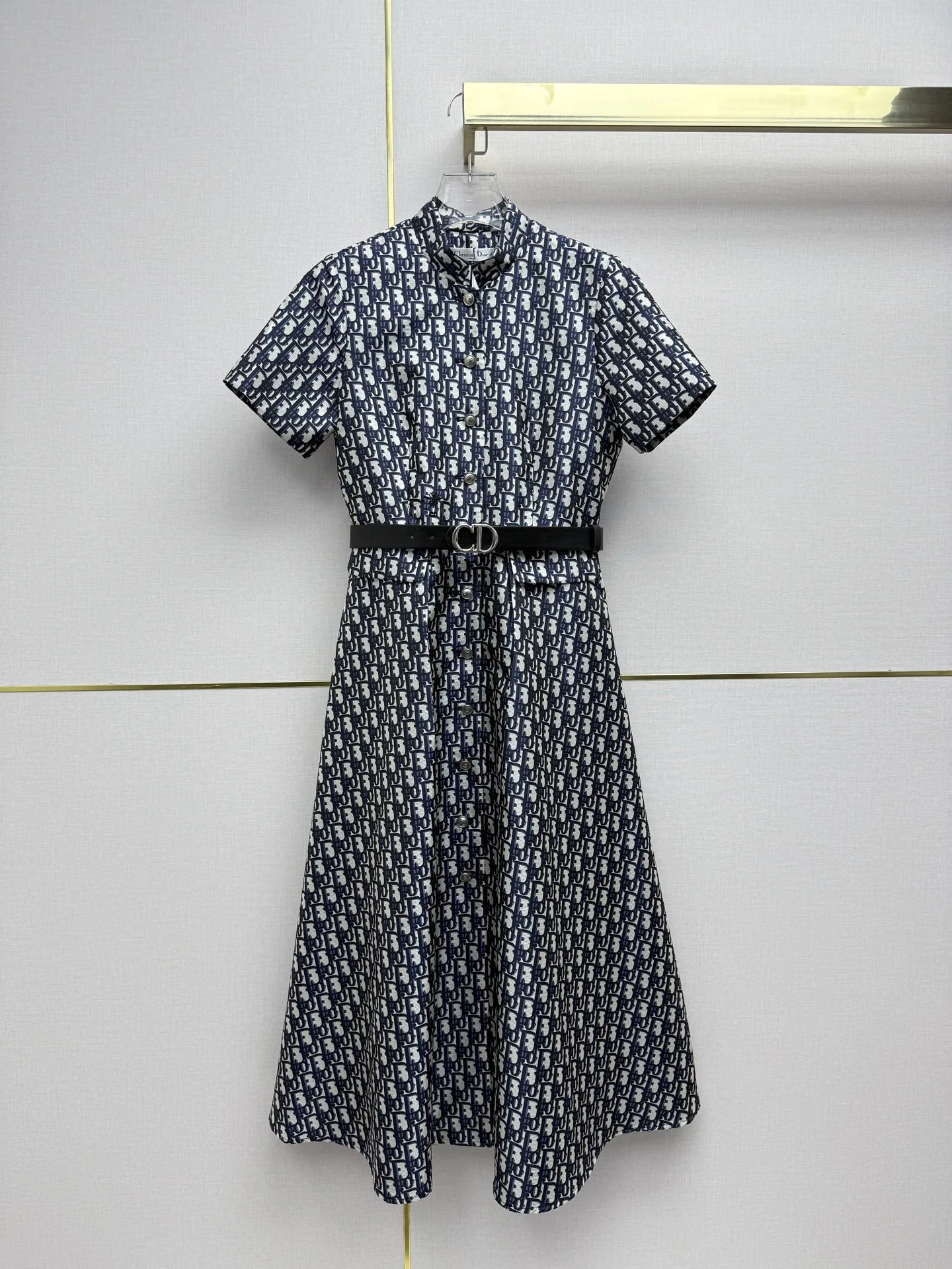 디올 모노그램 자카드 CD 벨트 여성 원피스 상세 이미지 2