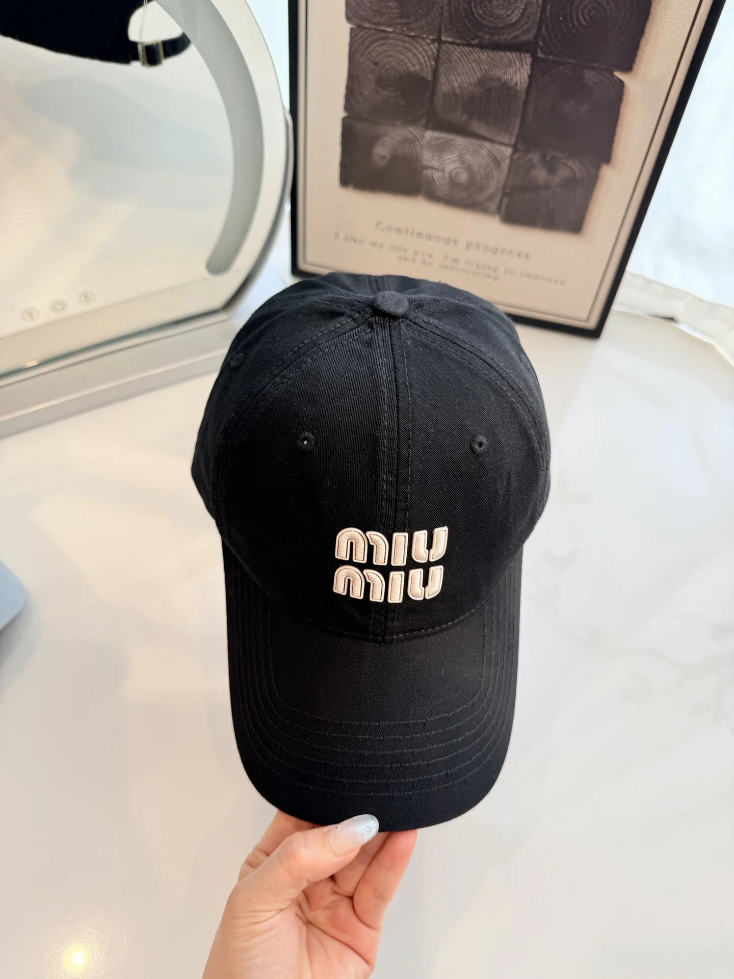 미우미우 모자 80791 Miu Miu Cap 상세 이미지 5