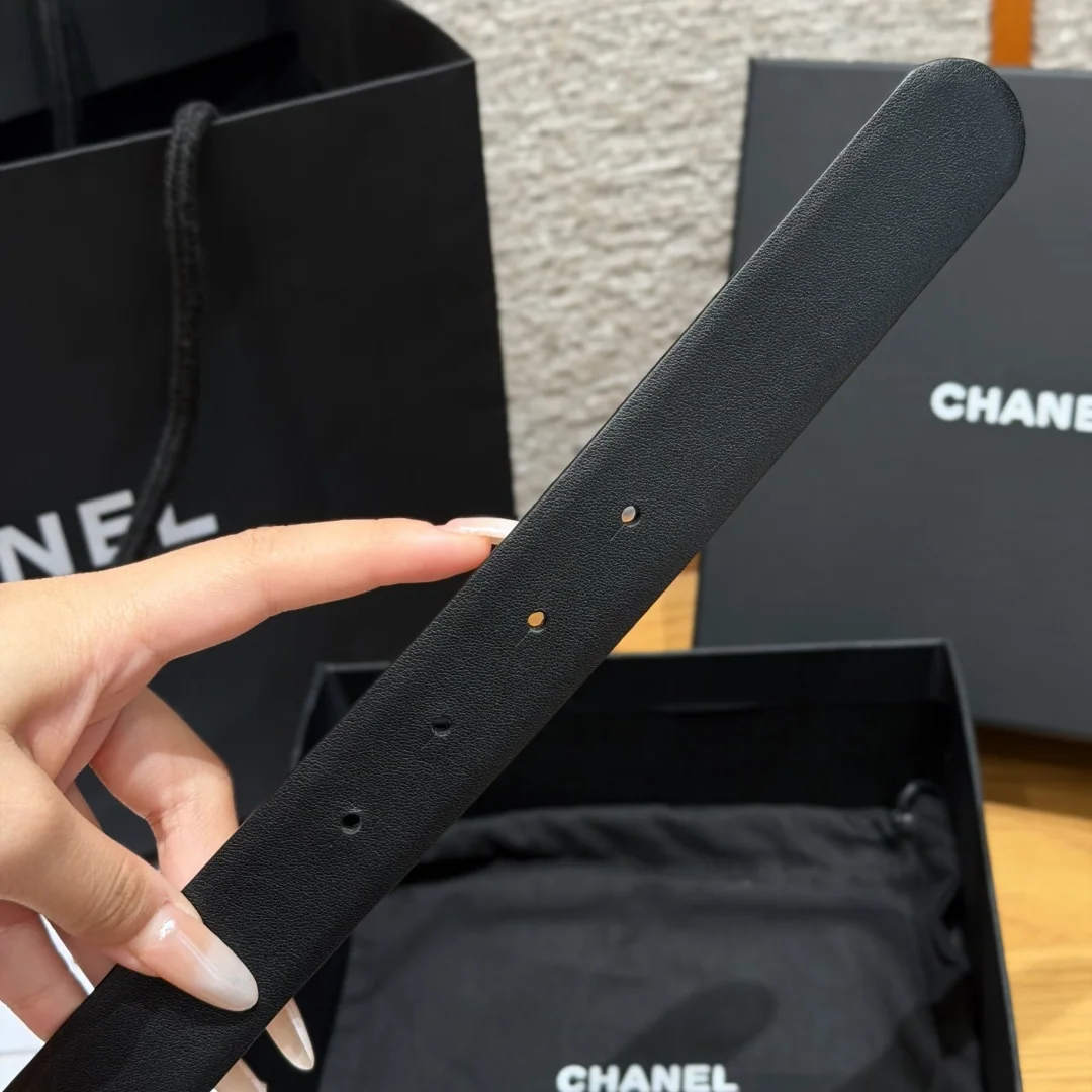 샤넬 리버시블 카프스킨 벨트 상세 이미지 8