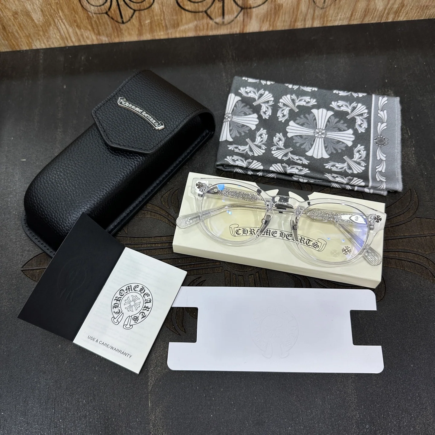 크롬하츠 AMBIDIXTROUS 925 실버 선글라스 162368