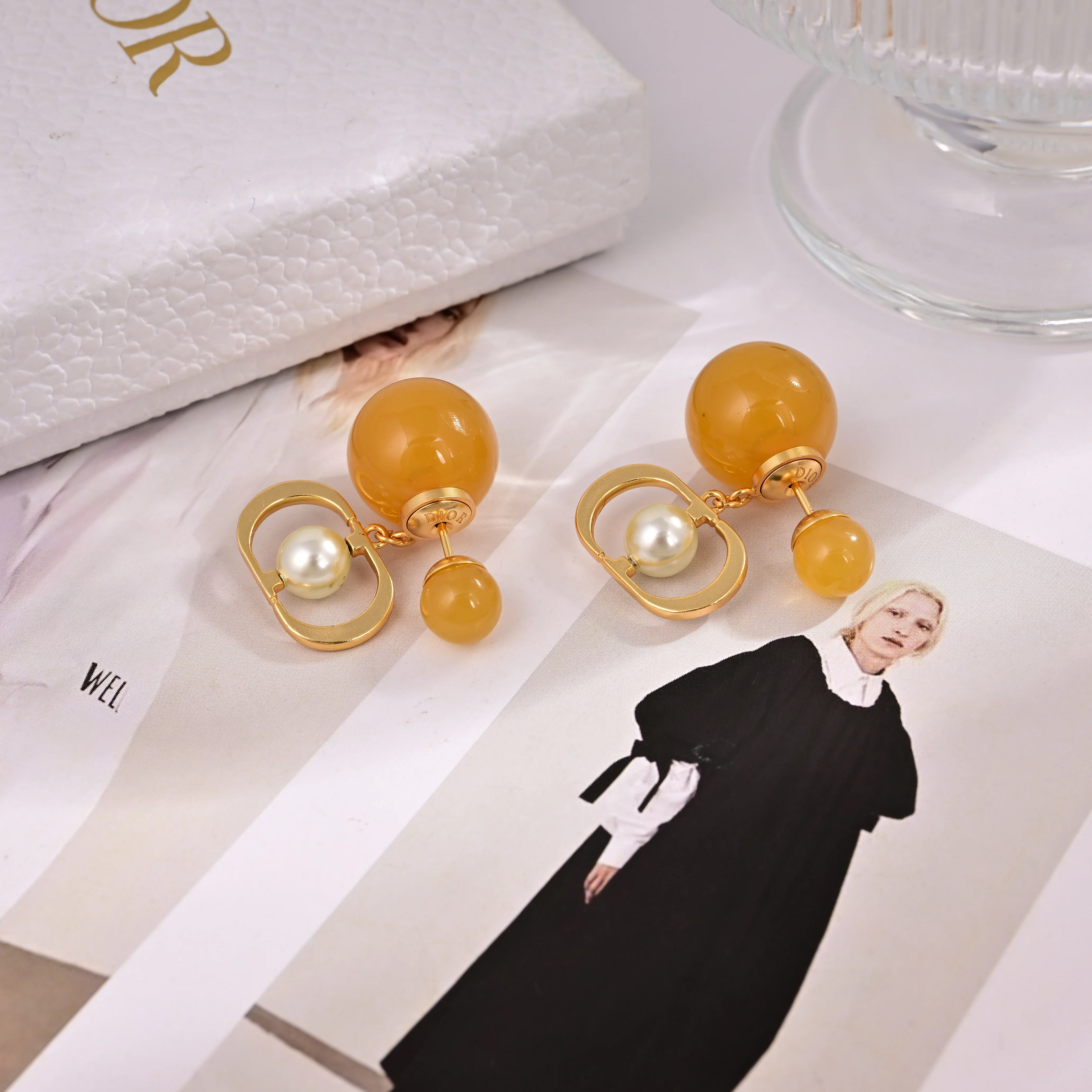 디올 귀걸이 60545 Dior Earrings 상세 이미지 13