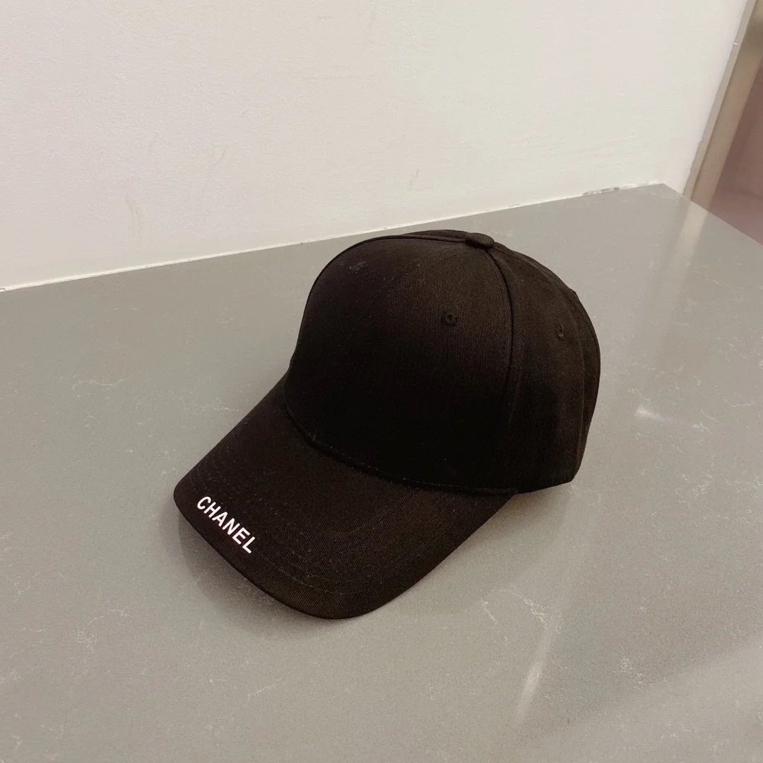 샤넬 블랙 화이트 베이스볼 캡 상세 이미지 3