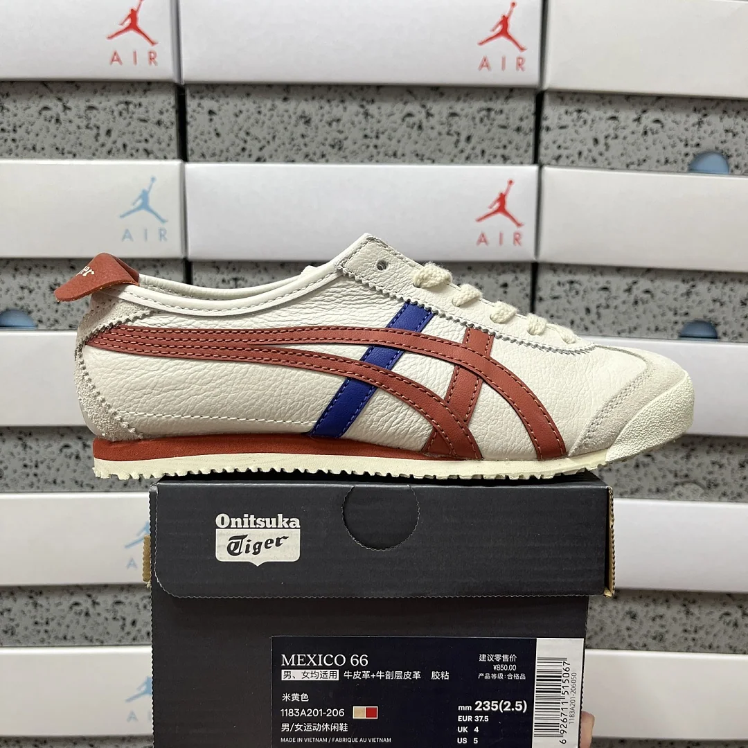 오니츠카타이거 [QC] 멕시코 66 1183A201-206 202295 Onitsuka Tiger Mexico 66 Birch Rust Red