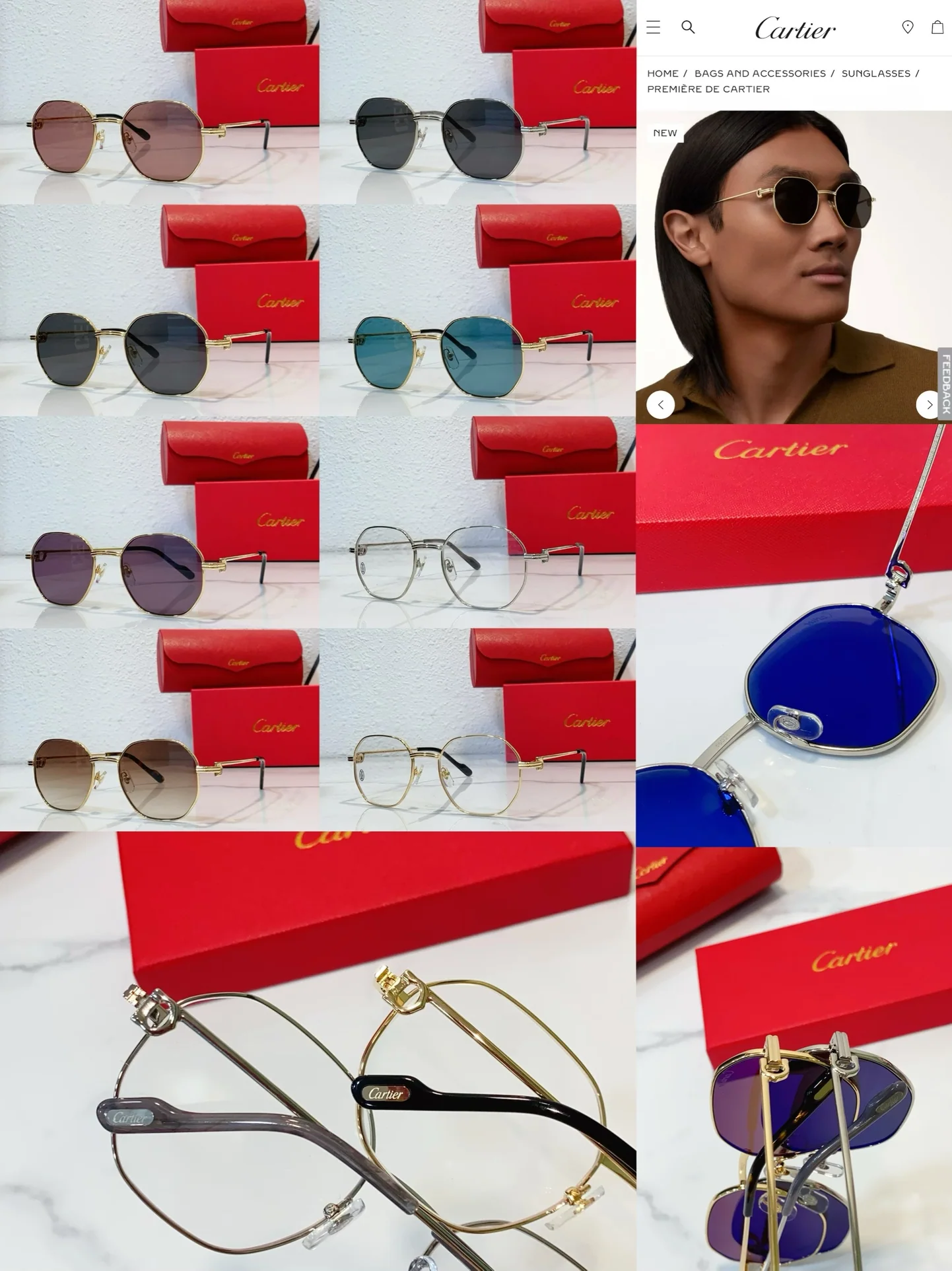 까르띠에 선글라스 72391 Cartier Sunglasses 상세 이미지 1