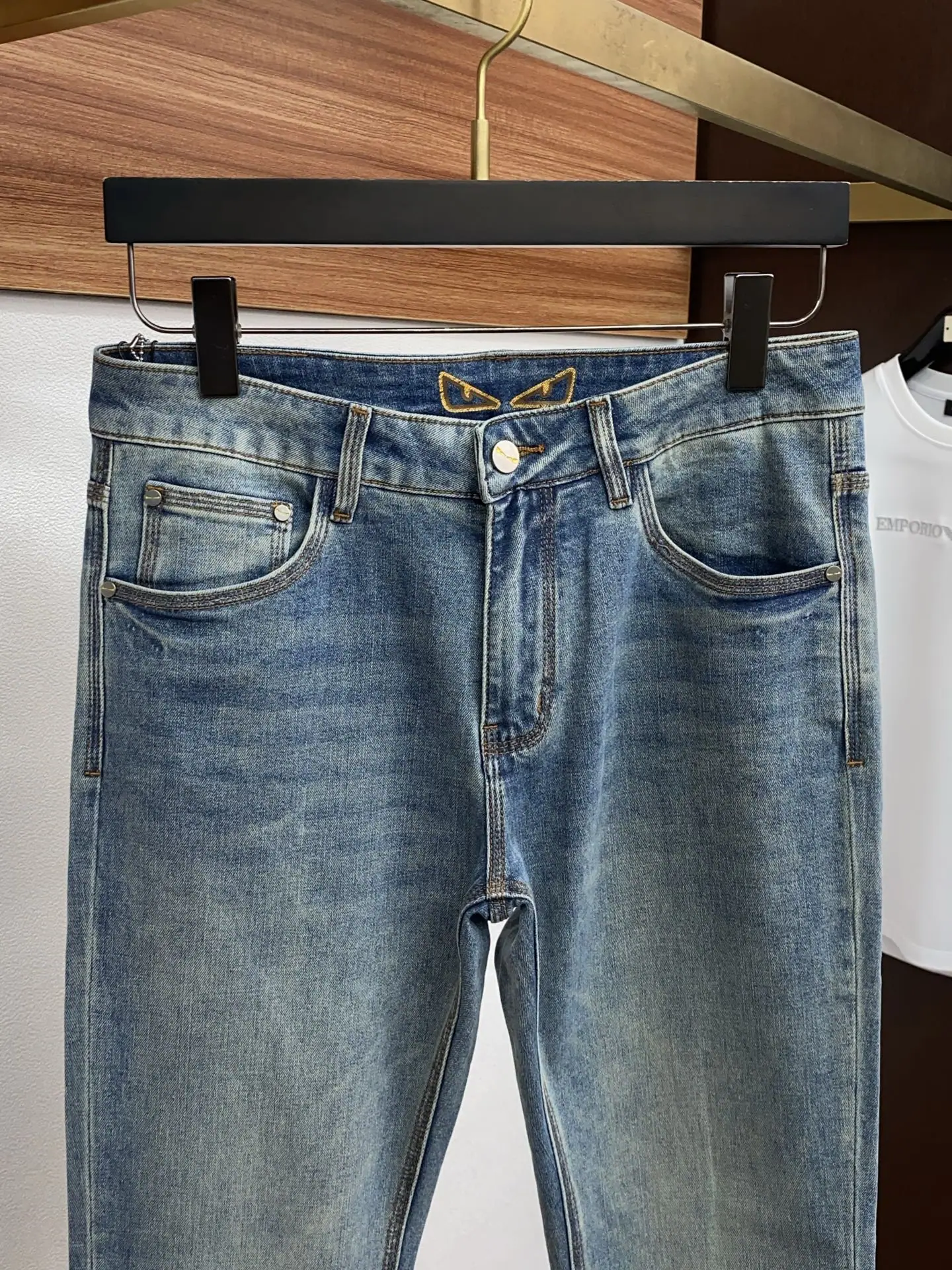 펜디 커스텀 데님 청바지 상세 이미지 3