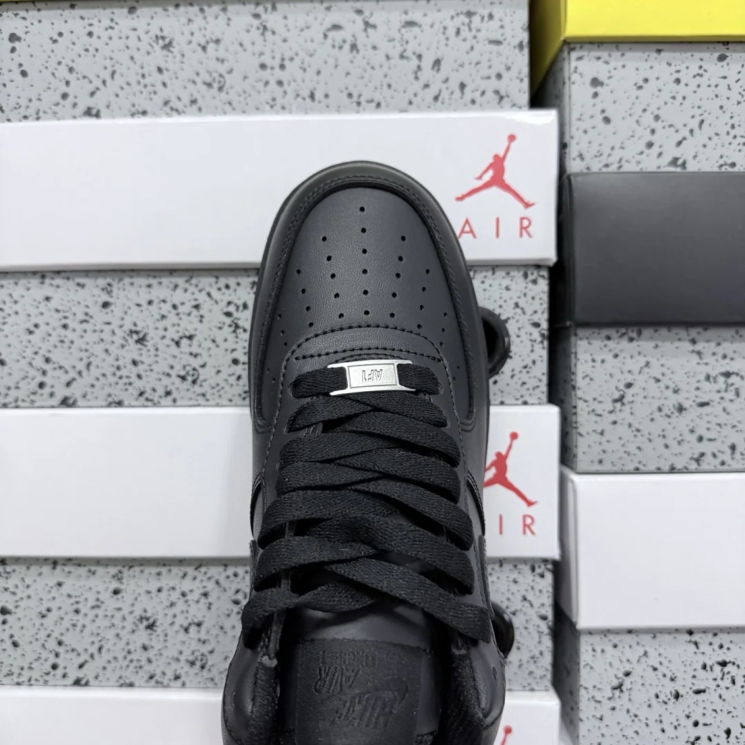 나이키 [WZ] 에어 포스 1 로우 315122-001 201503 Nike Air Force 1 Low '07 Black 상세 이미지 8