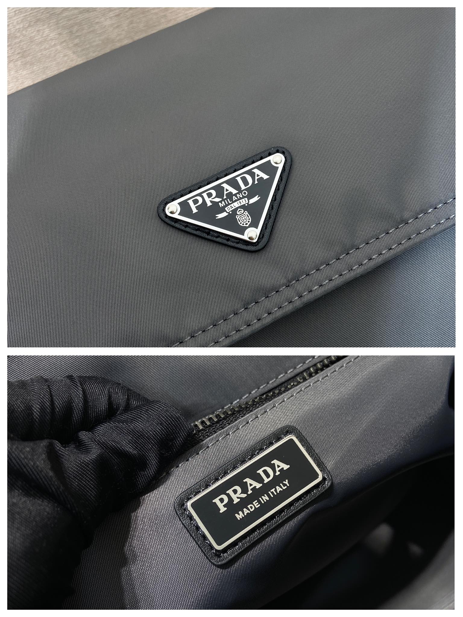 프라다 머큐리 실버 멀티포켓 핸드백 2VD082 상세 이미지 9