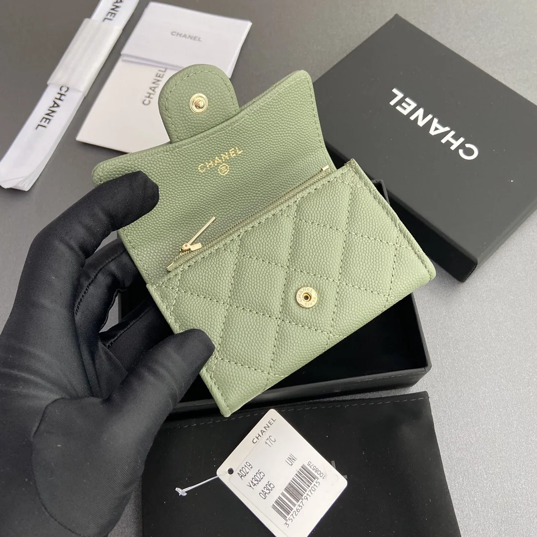 샤넬 지퍼형 코인 카드 지갑 상세 이미지 6