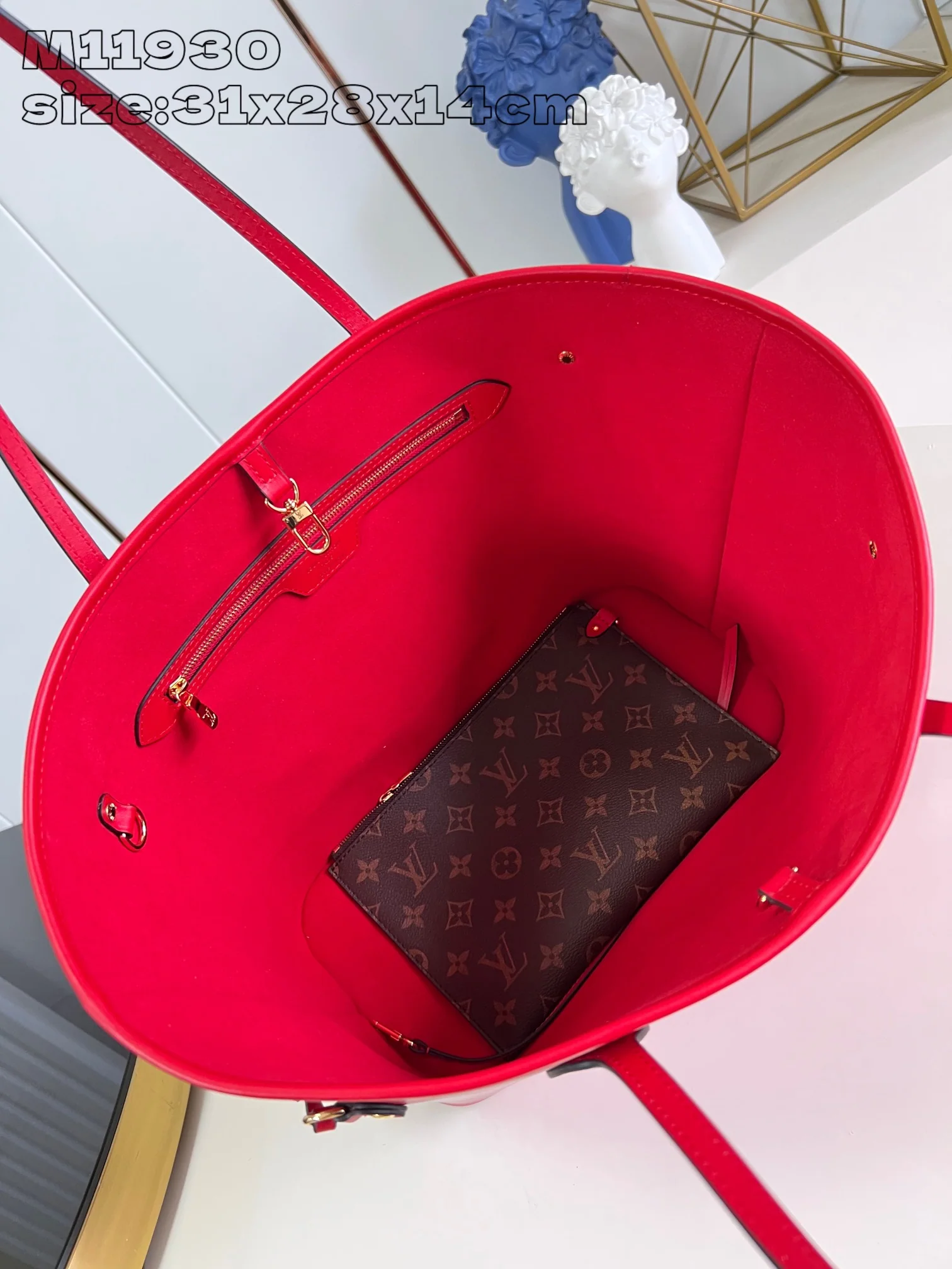 루이비통 Neverfull MM 토트백 핑크 M11930 상세 이미지 7