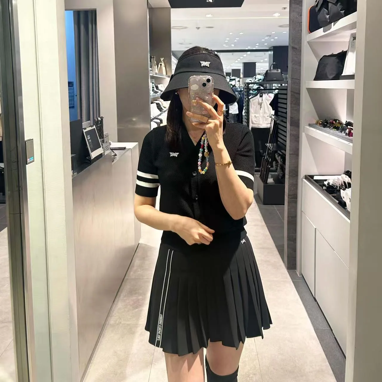 PXG 여성 플리츠 스커트 상세 이미지 9