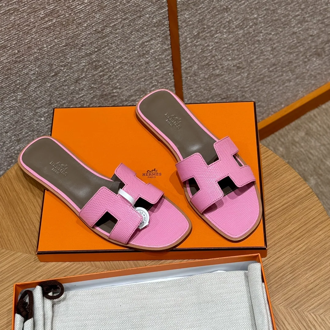 에르메스 오란 도마뱀 가죽 샌들 상세 이미지 2
