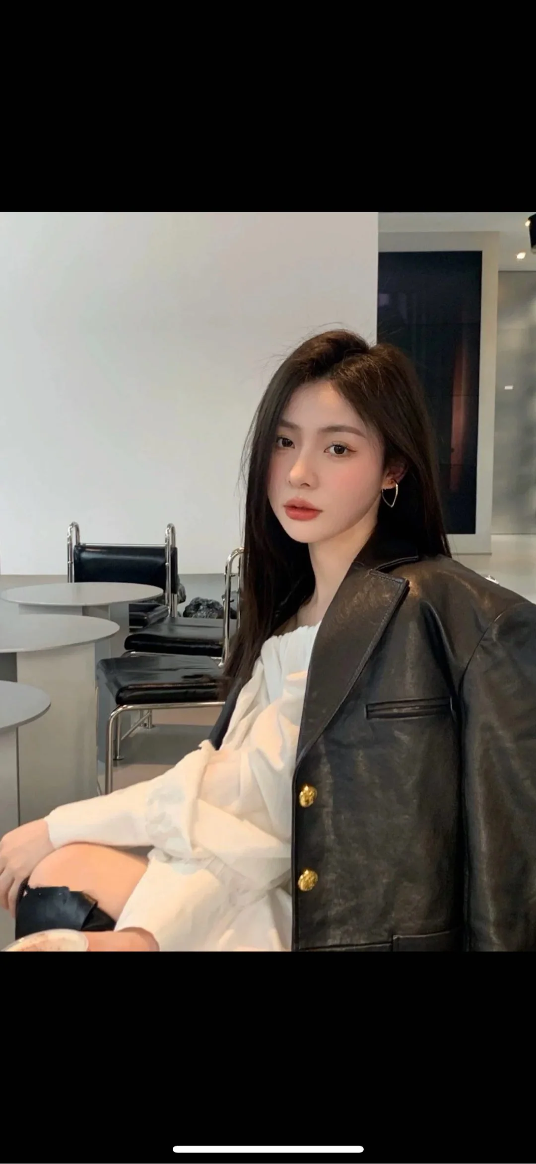 셀린느 하트 골드앤실버 귀걸이 상세 이미지 3