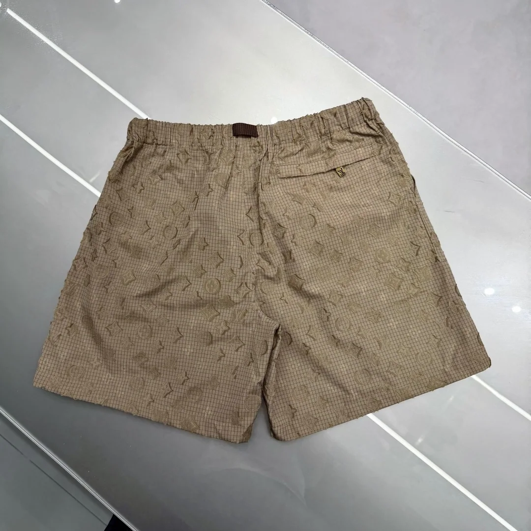 루이비통 모노그램 자카드 내구성 남성 반바지 상세 이미지 5