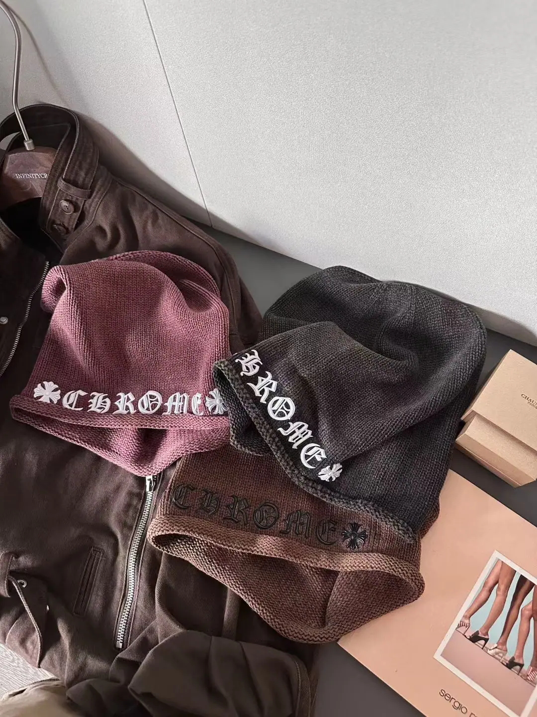 크롬하츠 글자 비니 모자 상세 이미지 6
