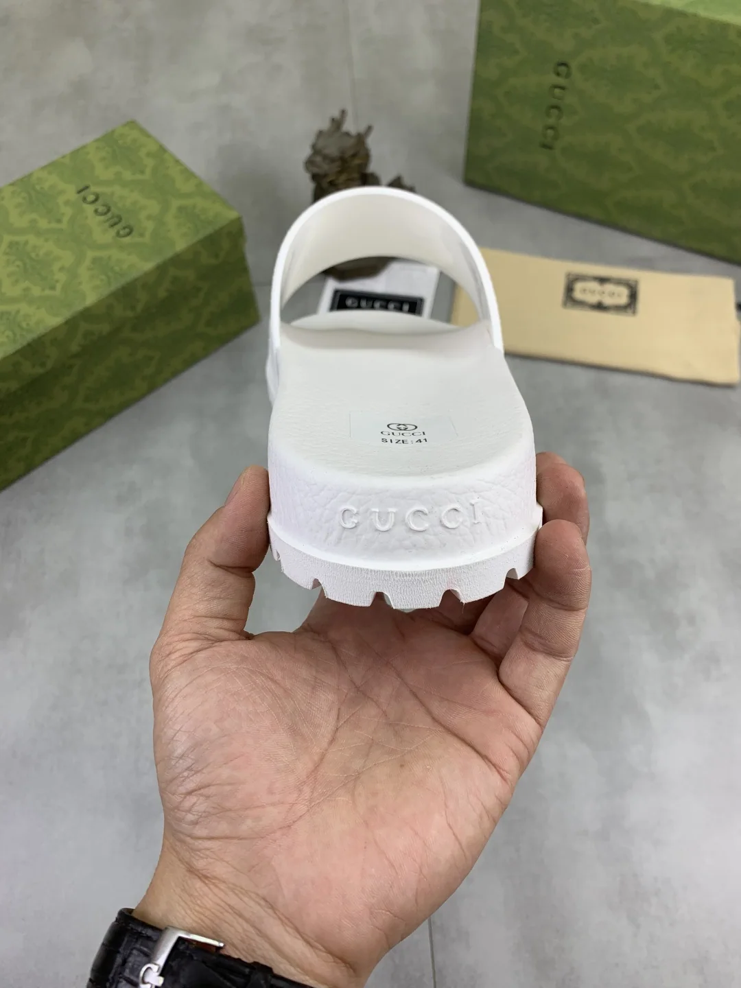 구찌 뱀띠 캐주얼 슬리퍼 상세 이미지 8
