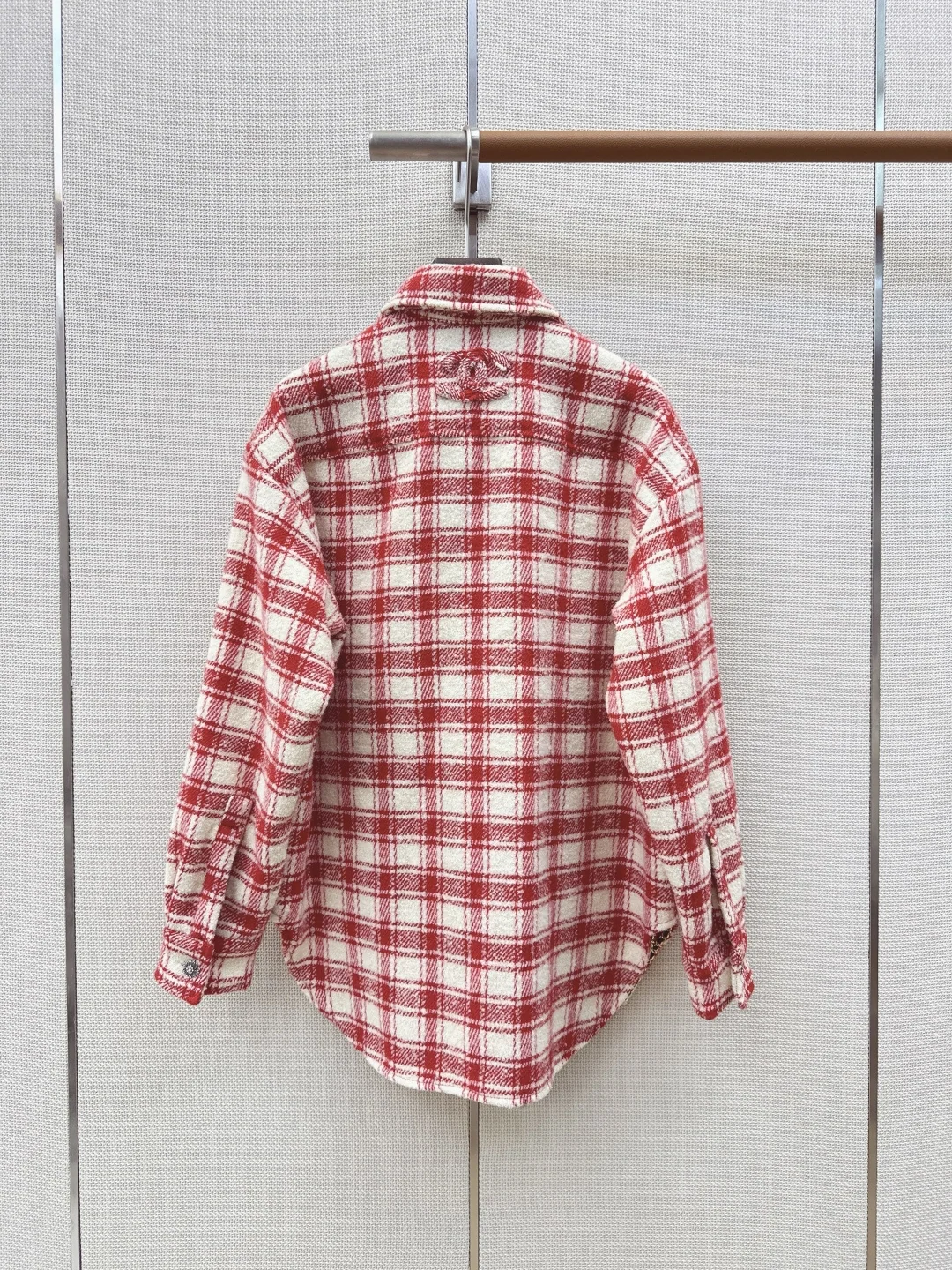 샤넬 믹스 컬러 짜임 루즈핏 여성 자켓 상세 이미지 8