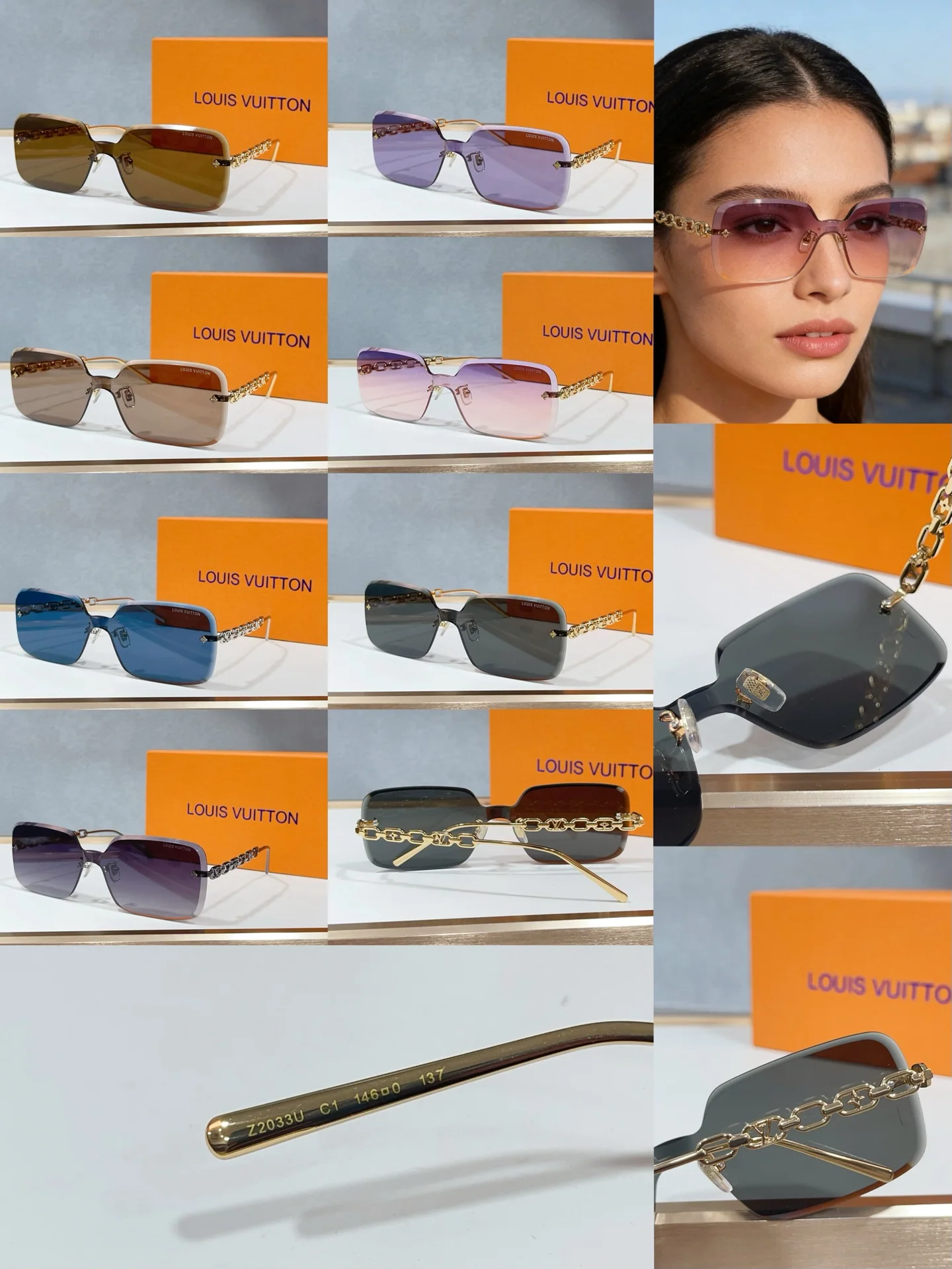 루이비통 선글라스 54954 Louis Vuitton Sunglasses 상세 이미지 1