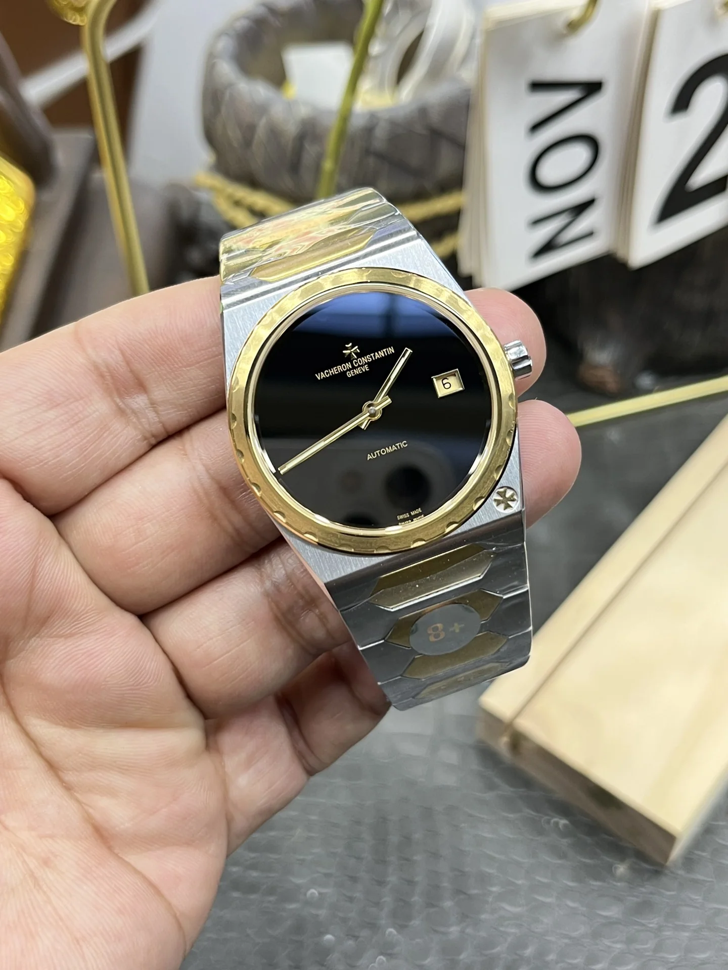 바쉐론콘스탄틴 바쉐론 콘스탄틴 히스토릭 222 2 핸즈 자동 8+ 공장 레플리카 43588 Vacheron Constantin 상세 이미지 3