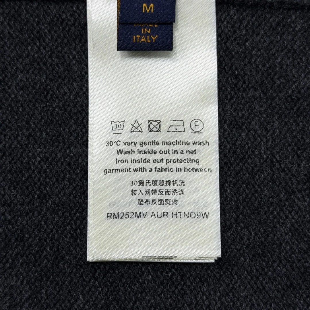 루이비통 진주 자수 라운드넥 울 가디건 상세 이미지 9