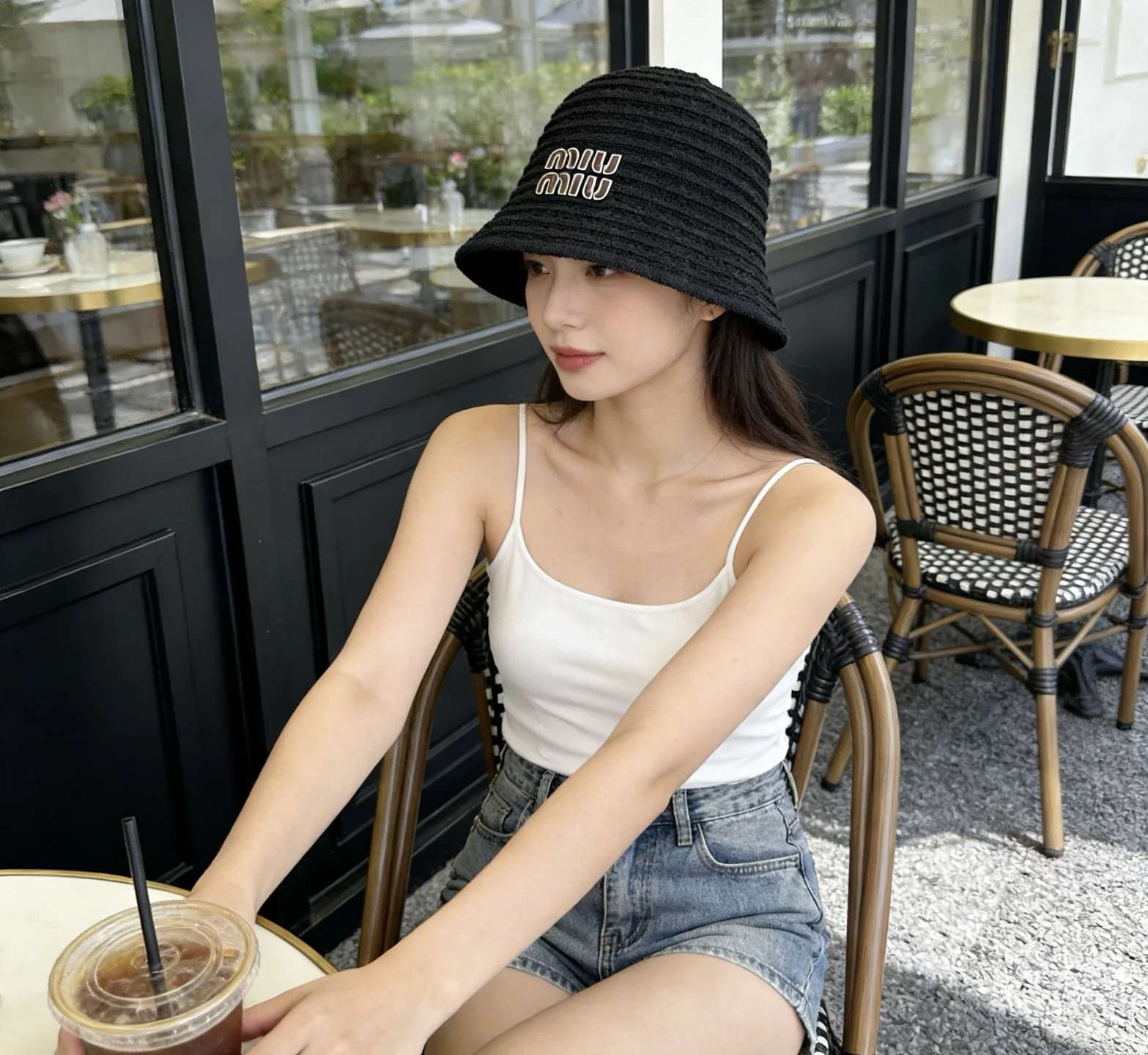 미우미우 모자 80787 Miu Miu Cap 상세 이미지 12