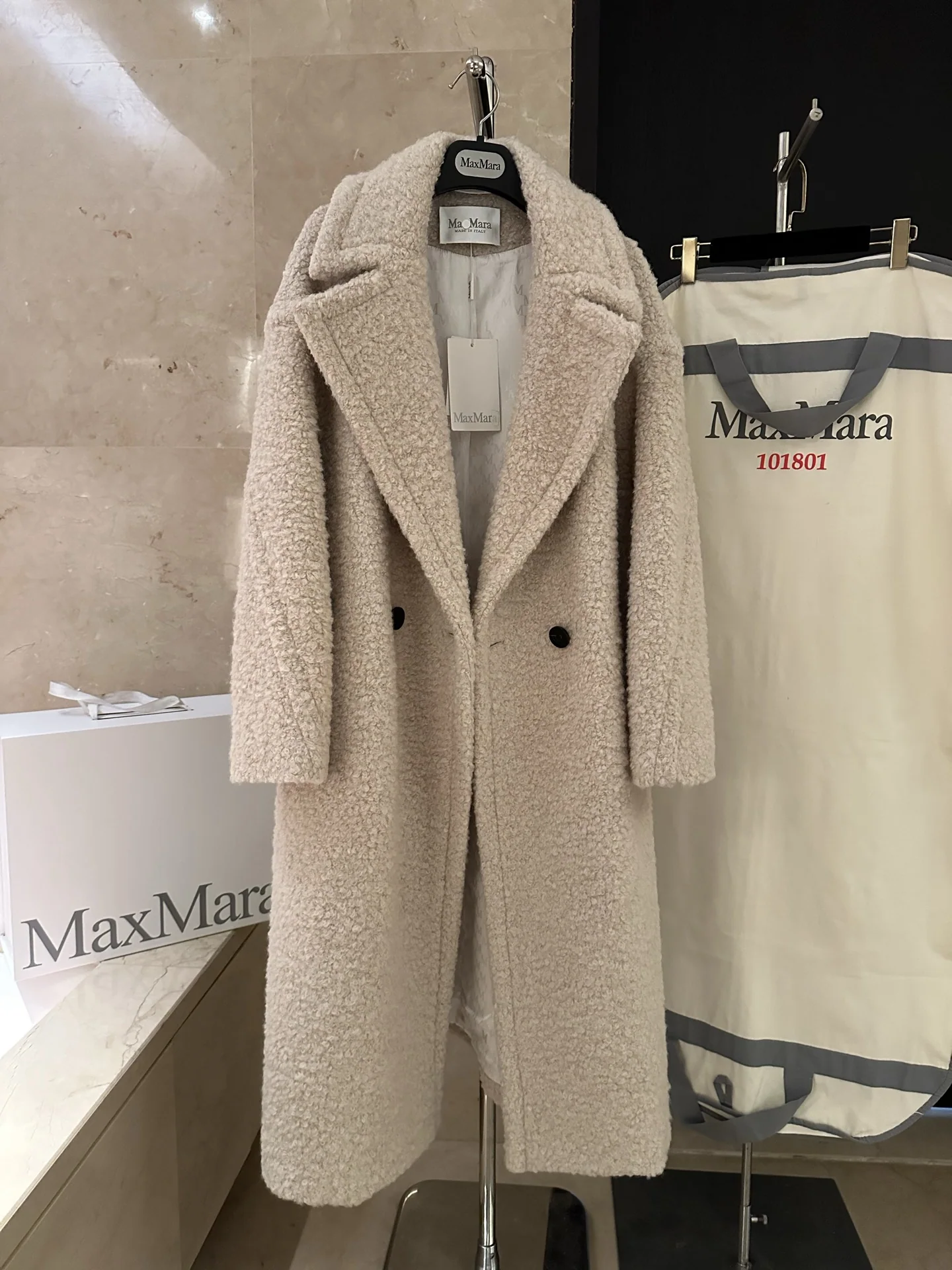 막스마라 티아드 알파카 울 여성 자켓 상세 이미지 2