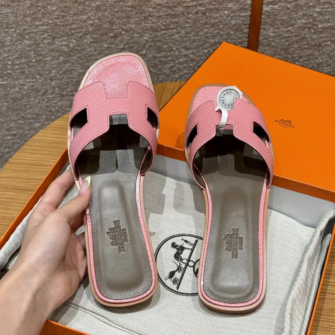 에르메스 오란 도마뱀 가죽 샌들 상세 이미지 6