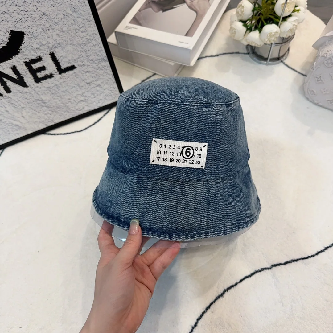마르지엘라 워시드 데님 피셔맨 햇 모자 상세 이미지 3