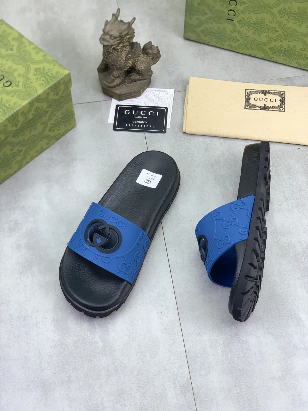 구찌 뱀띠 캐주얼 슬리퍼 상세 이미지 3