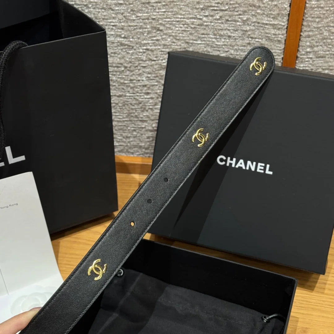 샤넬 양면 카프스킨 가죽 벨트 상세 이미지 8