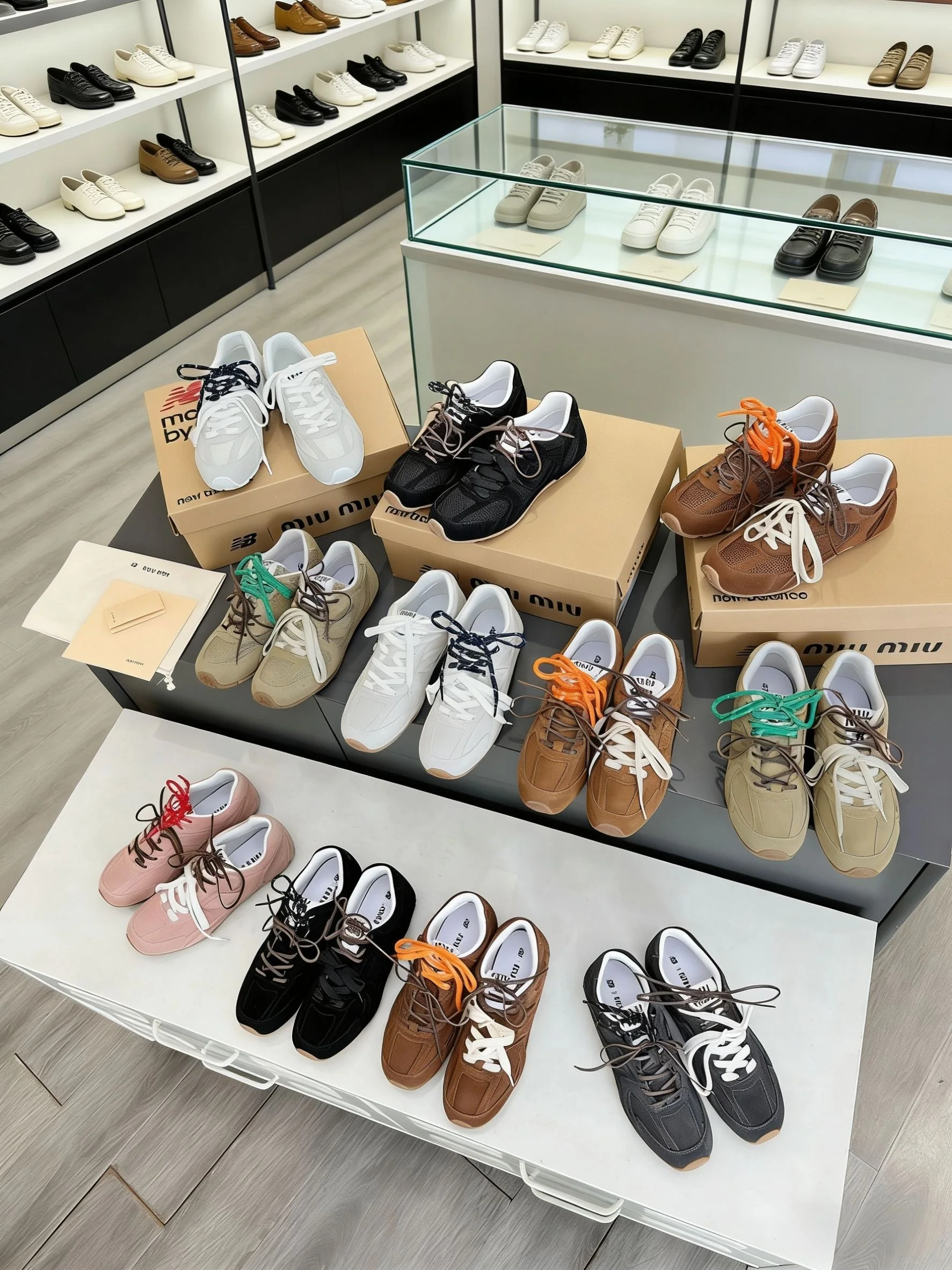 미우미우 530 SL 커플 캐주얼 스니커즈 상세 이미지 6