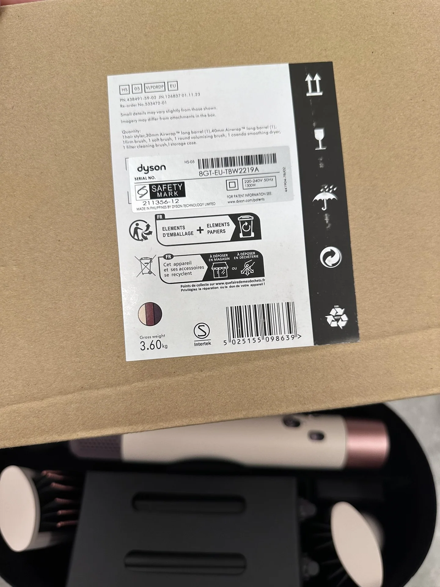 전자제품 명품 핑크 컬링 아이언 상세 이미지 2