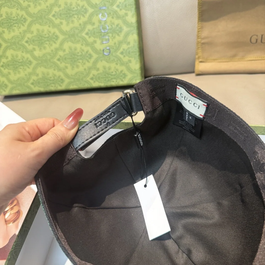 구찌 더블 G 웨빙 캔버스 야구모자 상세 이미지 8
