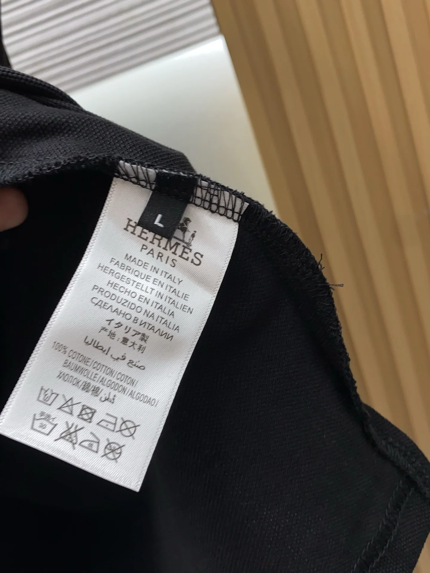 에르메스 시저 카라 반팔 폴로셔츠 상세 이미지 8