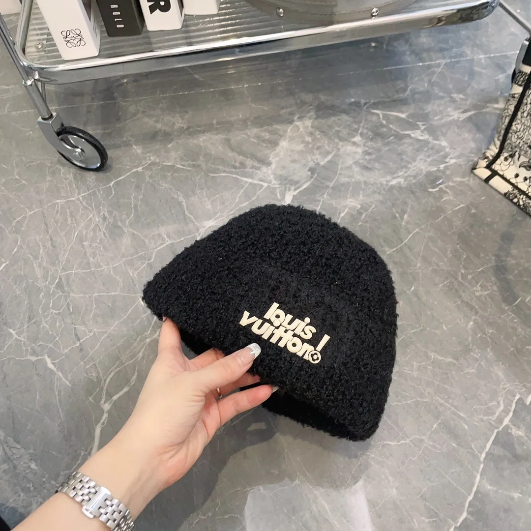 루이비통 램 울 니트 비니 모자 상세 이미지 7