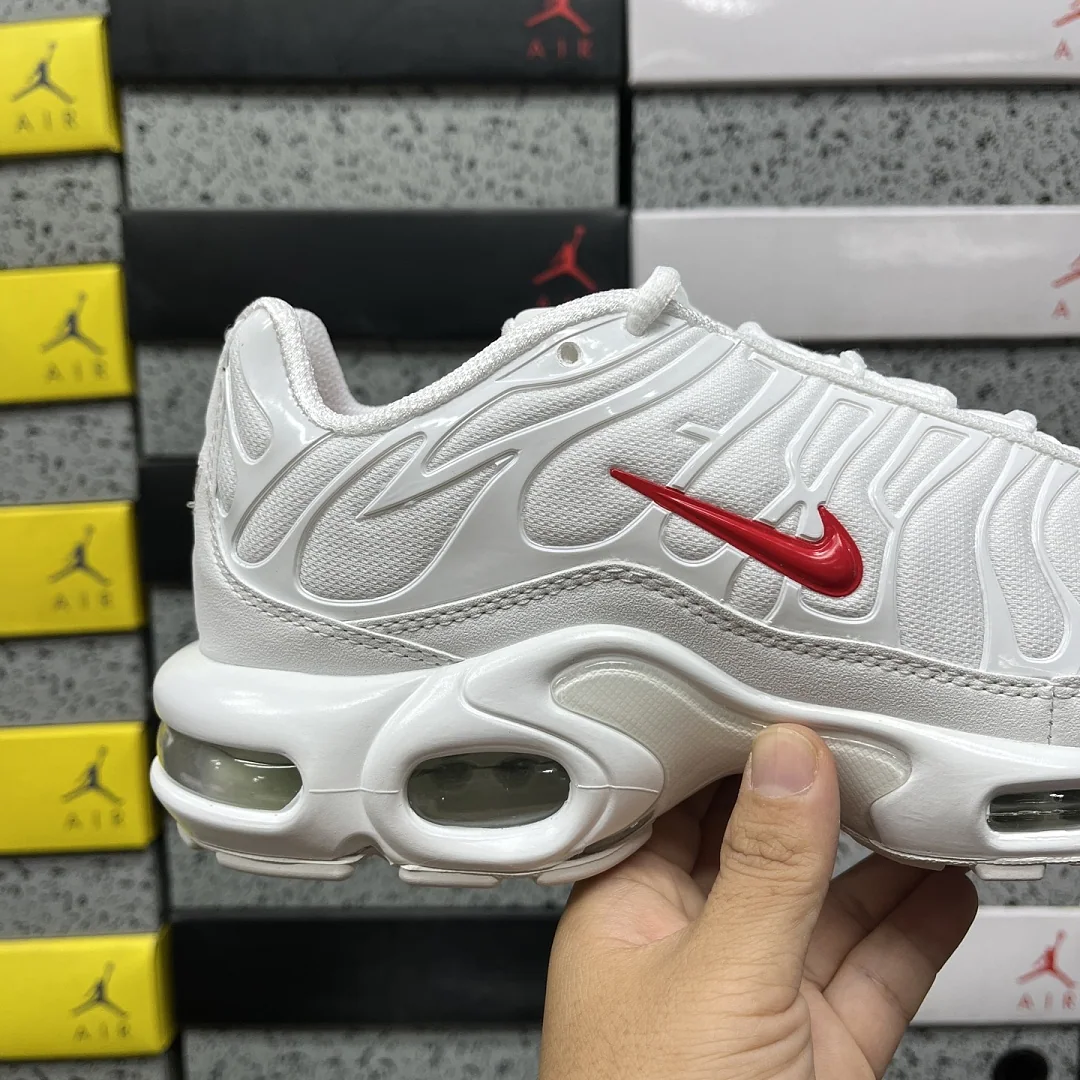 나이키 [DF] 에어 맥스 플러스 DA1472-100 201695 Nike Air Max Plus Supreme White 상세 이미지 4