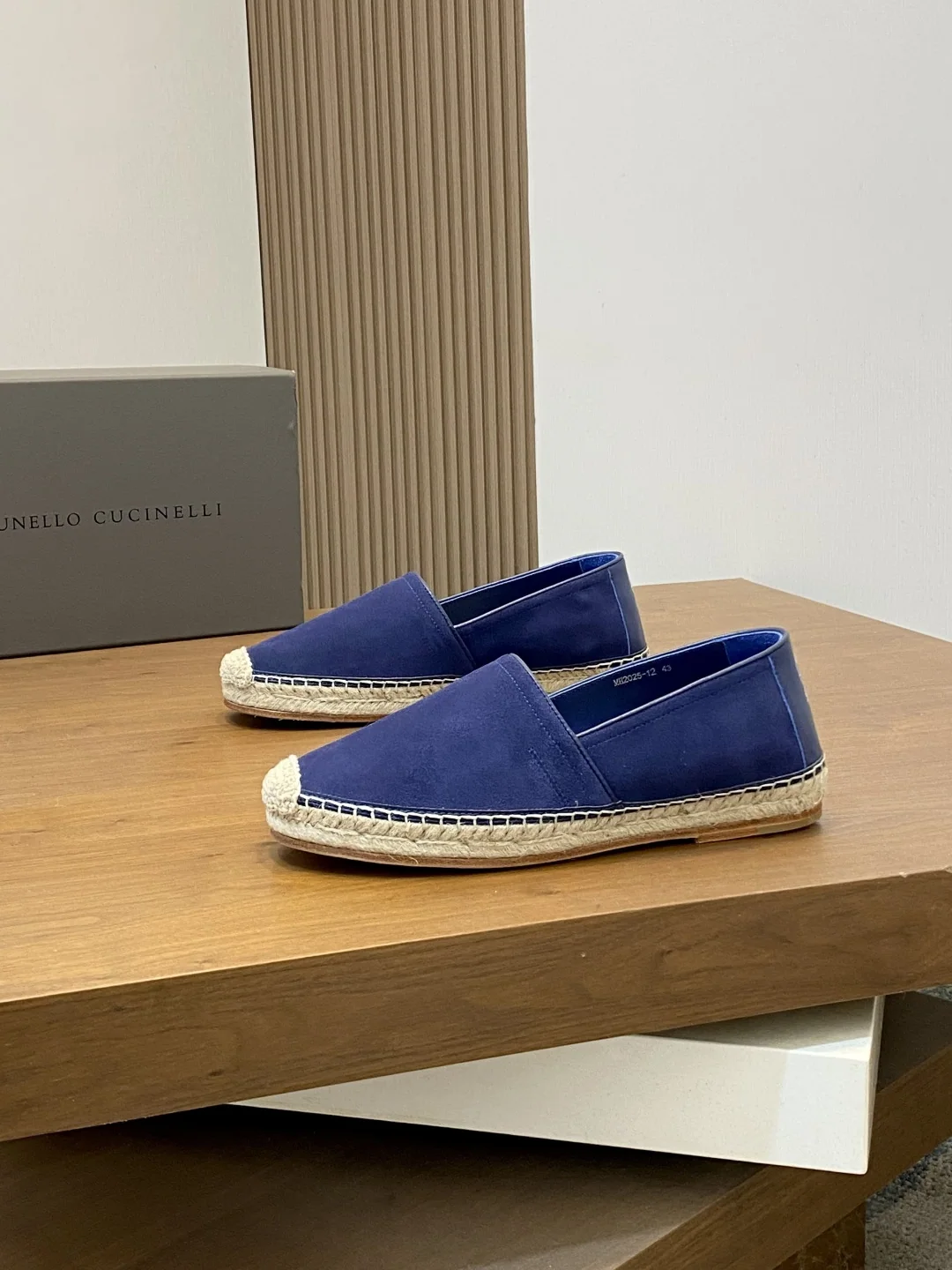 브루넬로쿠치넬리 로퍼 남성 캐시미어 피셔맨 스타일 상세 이미지 3
