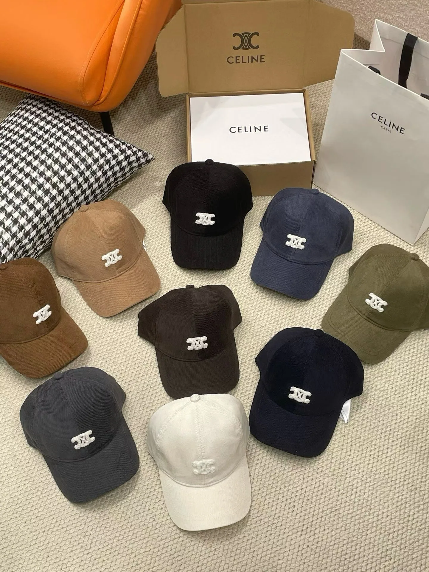 셀린느 코듀로이 야구모자 상세 이미지 1