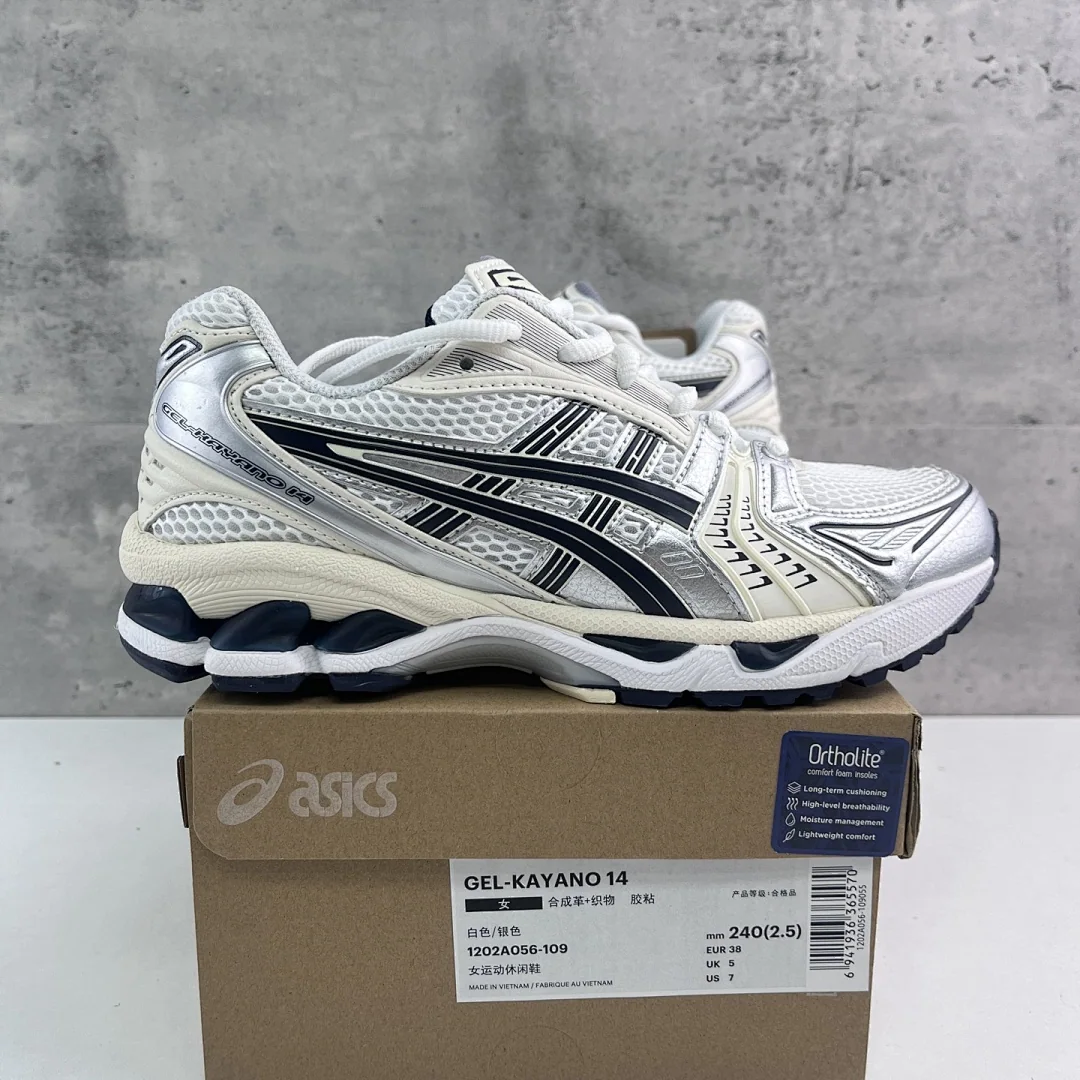 아식스 [TOP] 젤 카야노 14 1202A056-109 200245 Asics Gel-Kayano 14 White Midnight