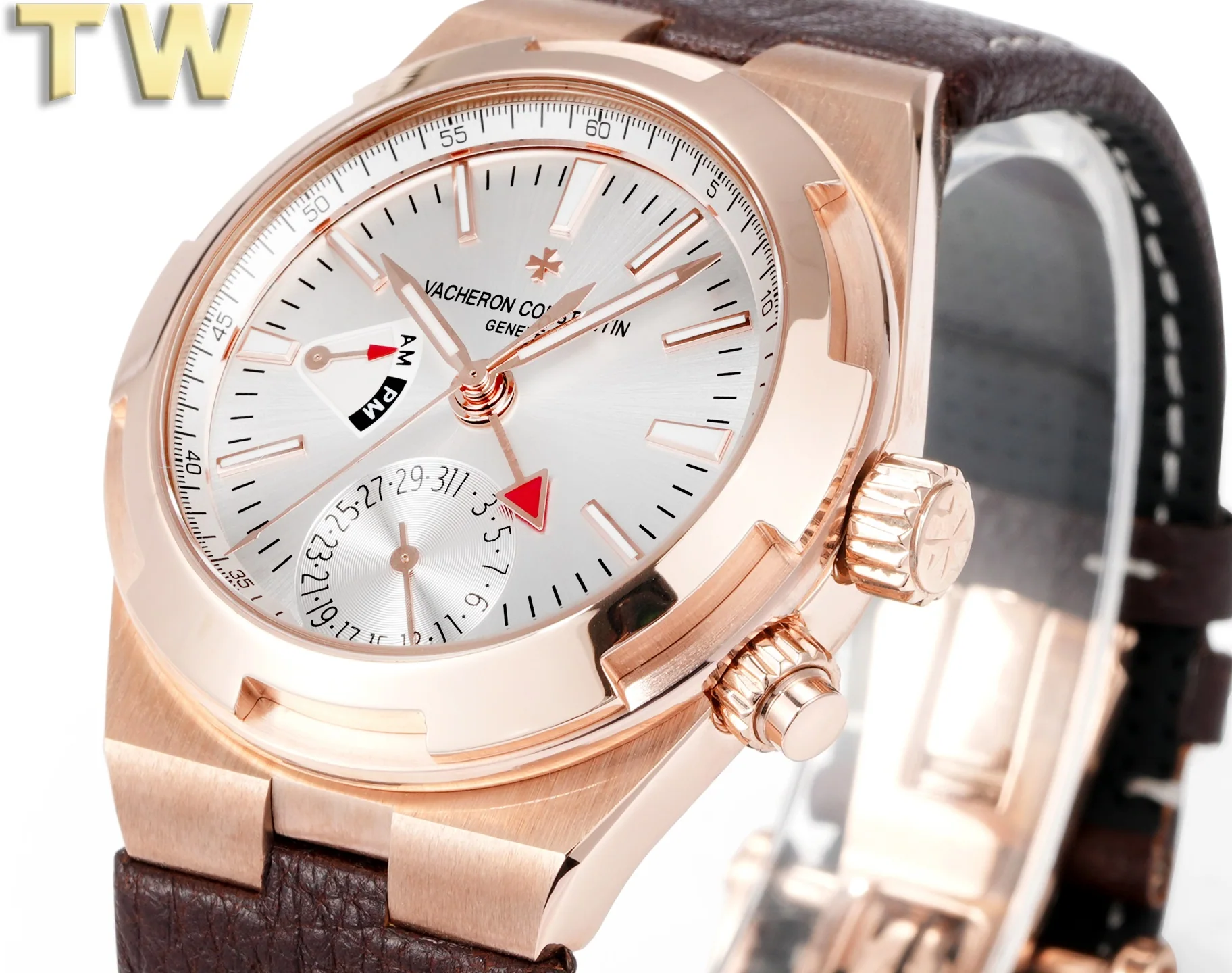 바쉐론콘스탄틴 바쉐론 콘스탄틴 오버시즈 스틸 자동 5110 DT 레플리카 43634 Vacheron Constantin 상세 이미지 5