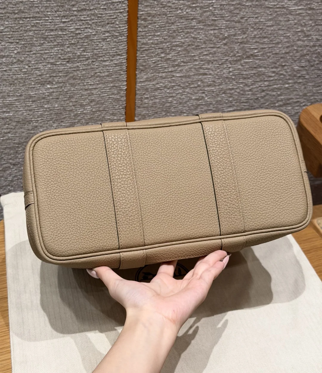 에르메스 가든파티 가죽 숄더백 30 cm 상세 이미지 5