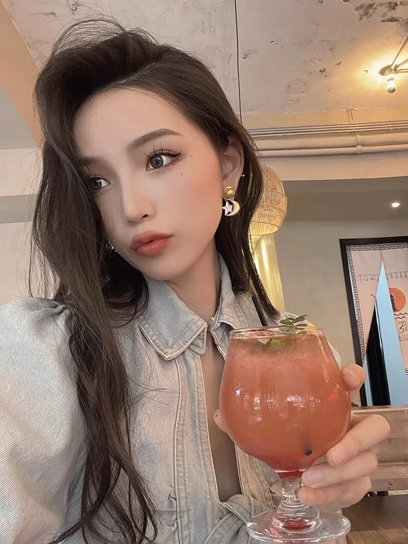 셀린느 별 달 모티브 골드 실버 귀걸이 상세 이미지 2