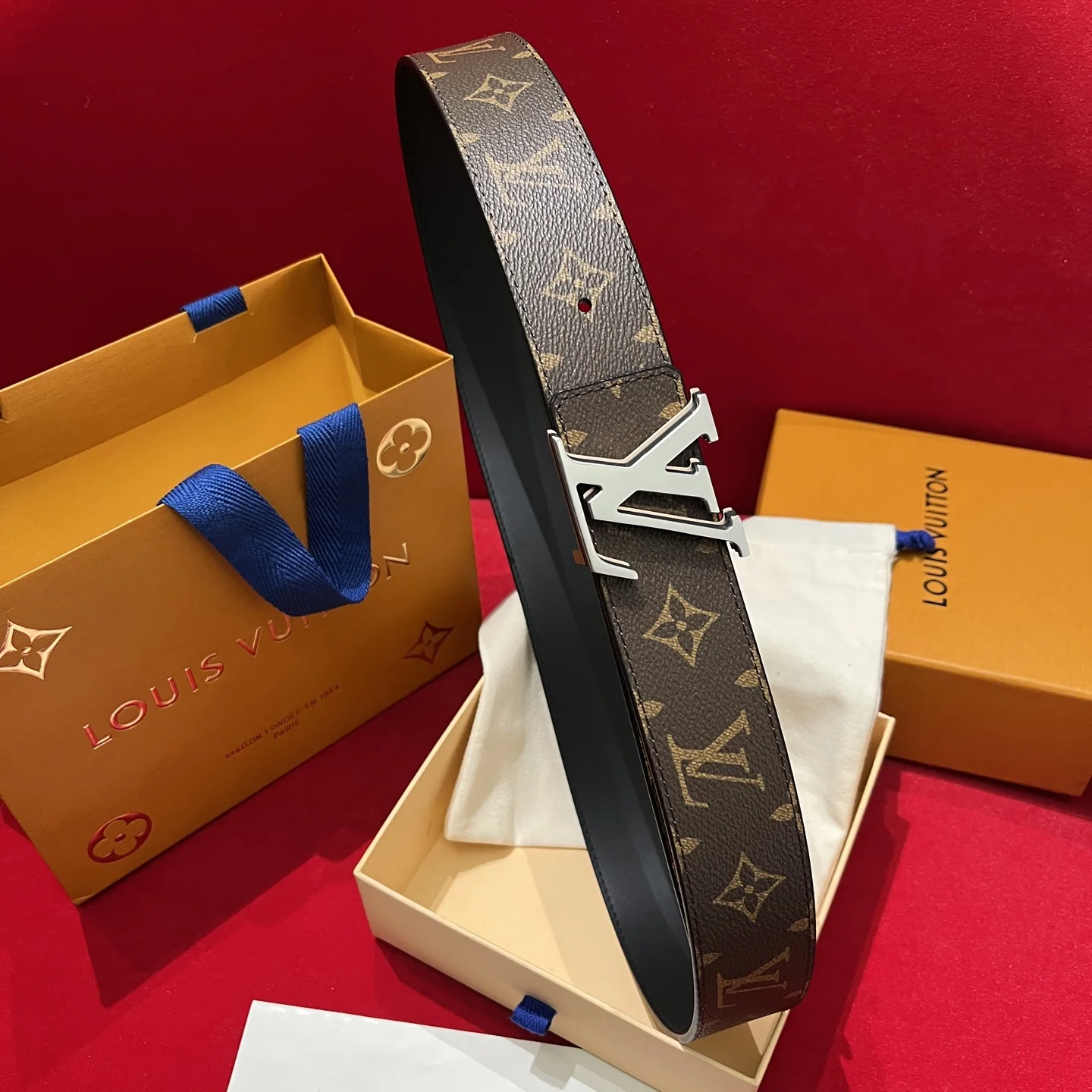 루이비통 LV 옵티컬 버클 캔버스 벨트 상세 이미지 1