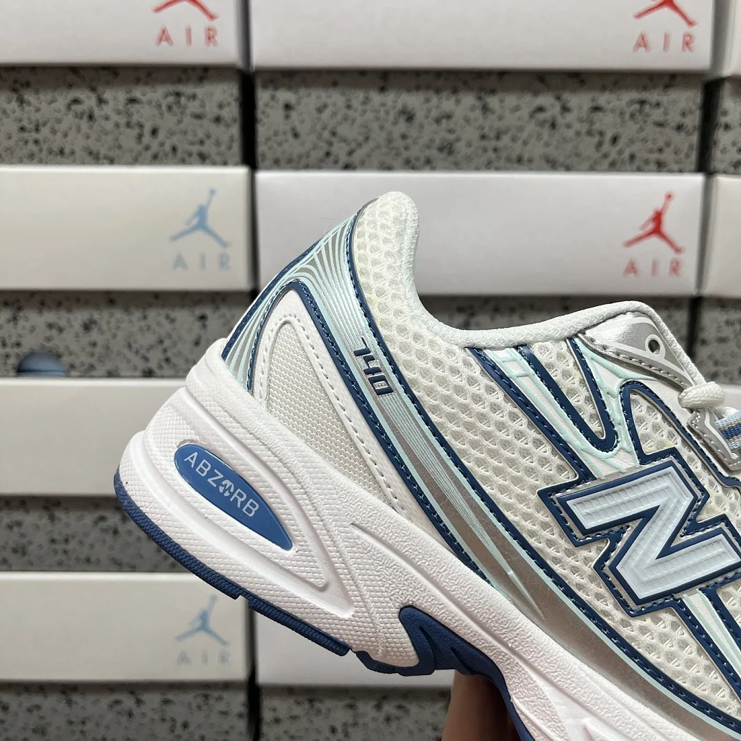 뉴발란스 [XY] 740v2 U740LB2 202071 New Balance 740v2 White Ice Blue Sea Lime 상세 이미지 7