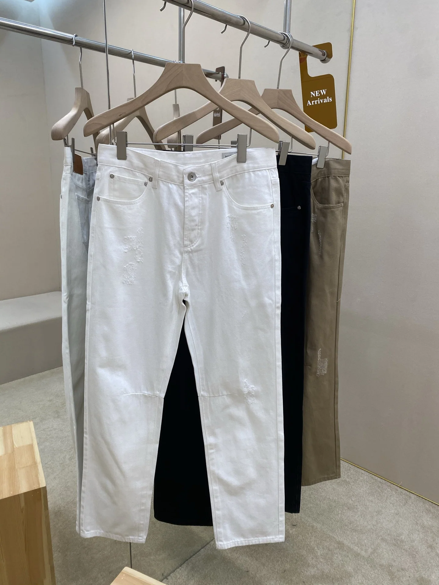 브루넬로쿠치넬리 코튼 데님 슬림핏 청바지 상세 이미지 2