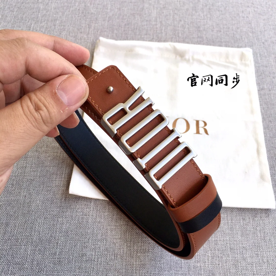 디올 가죽 벨트 상세 이미지 6