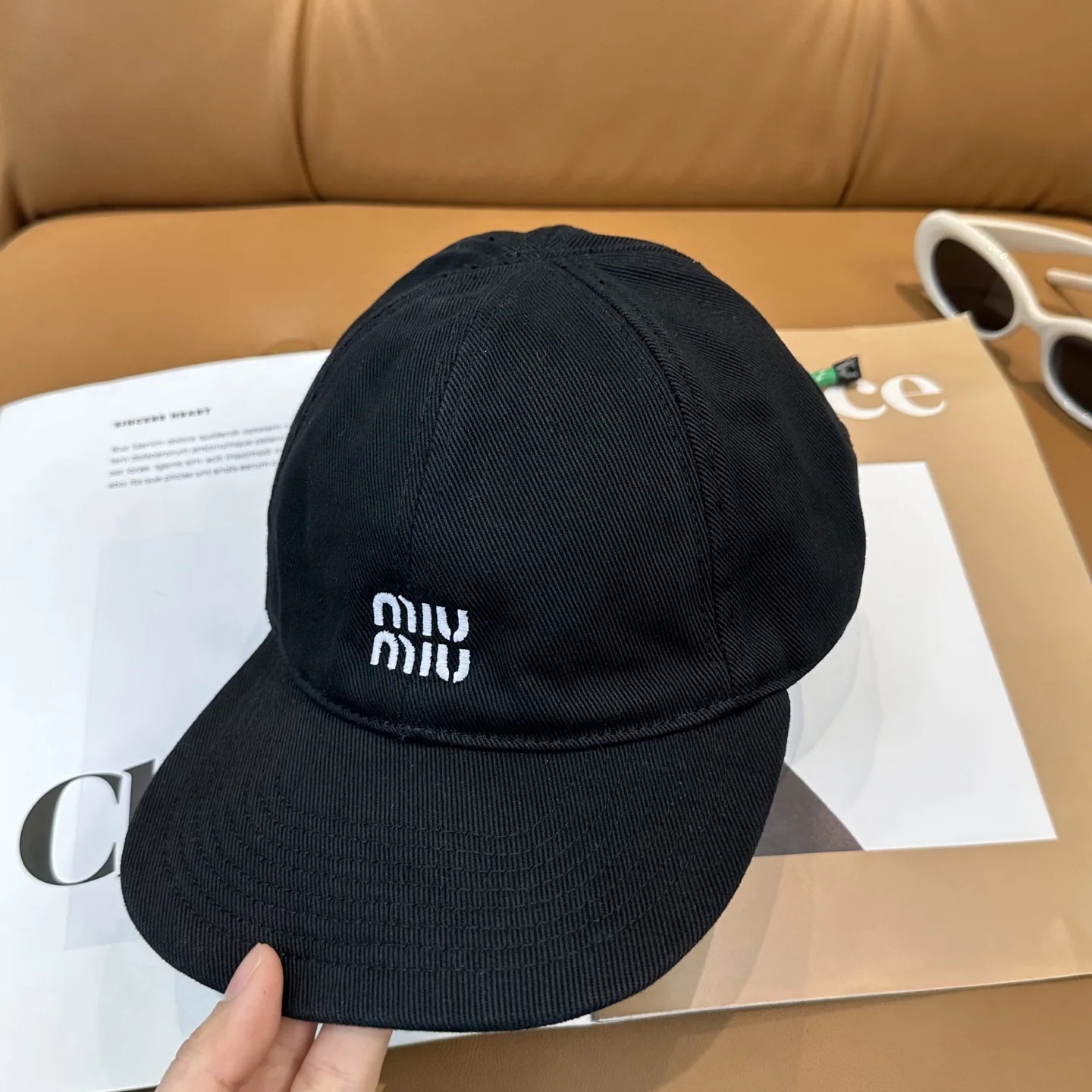 미우미우 컬러풀 드로스트링 모자 상세 이미지 2
