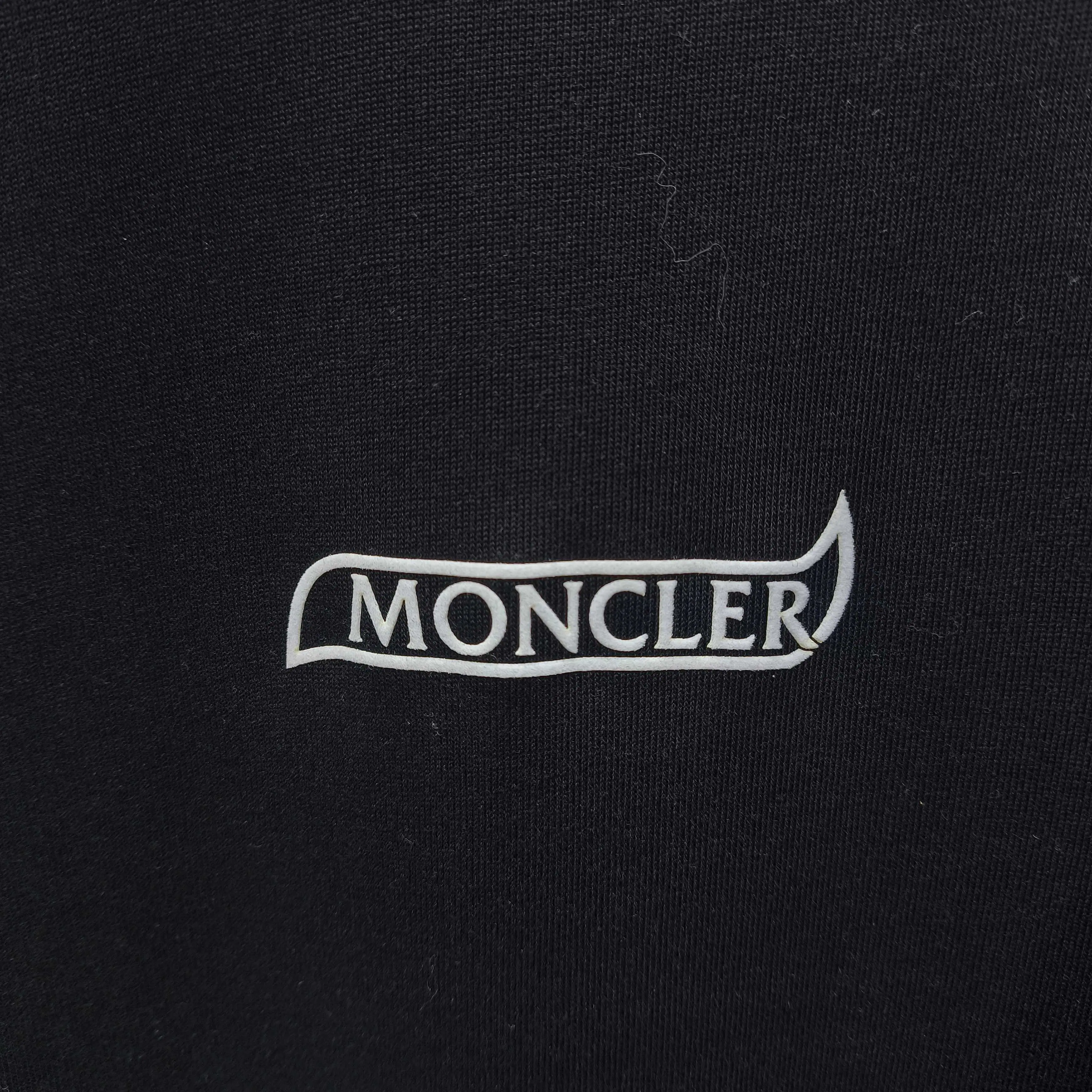 몽클레어 플로키 레터 프린트 여성 반팔 티셔츠 상세 이미지 5